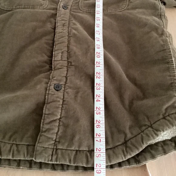 Excellent J.Crew Mens Corduroy Sherpa Lined Jacket Size M - Picture 10 of 12